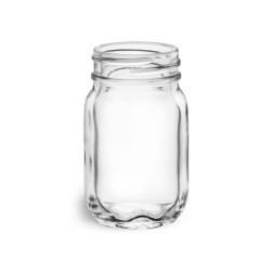 50 ml Glass Jars, Clear Glass Mayberry Jars