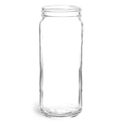 16 oz  Clear Glass Paragon Jars (Bulk), Caps NOT Included