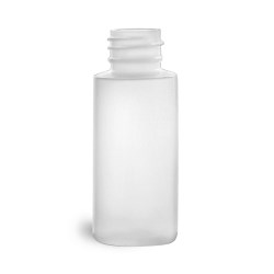 1 oz Natural HDPE Cylinders (Bulk), Caps NOT Included