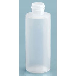 2 oz Natural LDPE Cylinders (Bulk), Caps NOT Included