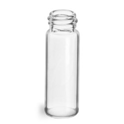 1 dram Clear Glass Vials (Bulk), Caps NOT Included