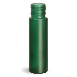 0.35 oz Glass Bottles, Green Frosted Glass Roll On Containers (Bulk) Caps NOT Included