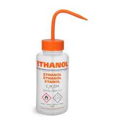 500 ml - B. Ethanol Solvent Venting Wash Bottles