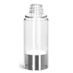 30 ml Plastic Bottles, Clear ABS Airless Pump Bottles (Bulk), Pumps & Caps NOT Included