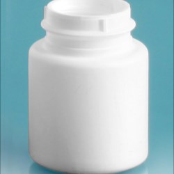 30 cc  White HDPE Powder Bottles (Bulk), Caps NOT Included