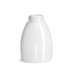 250 ml Plastic Bottles, White PET Foamer Bottles (Bulk), Caps Not Included