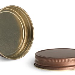 70G Metal Caps, Rustic Bronze Unlined Metal Closures