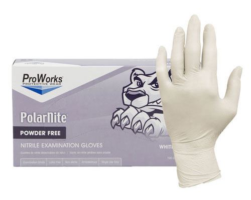 XS Nitrile Gloves, White Nitrile Powder Free Exam Gloves