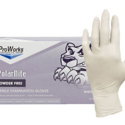 XS Nitrile Gloves, White Nitrile Powder Free Exam Gloves