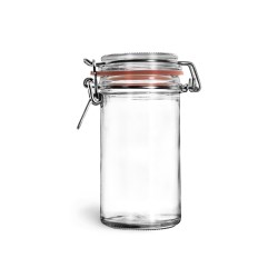 277 ml Glass Jars, Clear Glass Wire Bale Jars