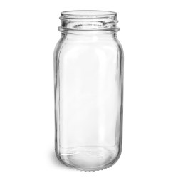 750 ml Glass Jars, Clear Glass Mayberry Jars