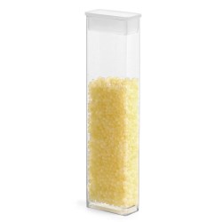 25 ml Clear PET Rectangular Tubes w/ Natural Plugs