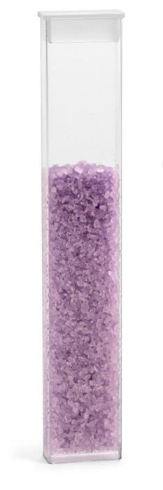 40 ml Clear PET Rectangular Tubes w/ Natural Plugs