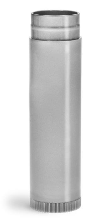 .15 oz Lip Balm Tubes, Silver Polypropylene Lip Balm Tubes (Bulk), Caps NOT Included