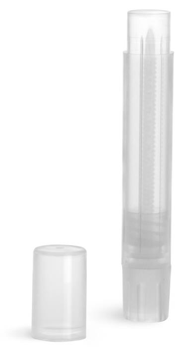 .07 oz Natural Slim Line Lip Balm Tubes w/ Caps