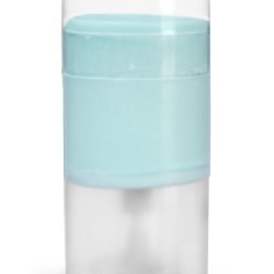 2.12 oz Plastic Tubes, Natural Polypro Deodorant Tubes w/ Natural Caps