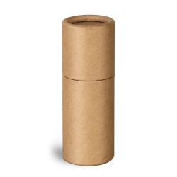 0.3 oz Paperboard Packaging, Brown Paperboard Push Up Lip Balm Tubes