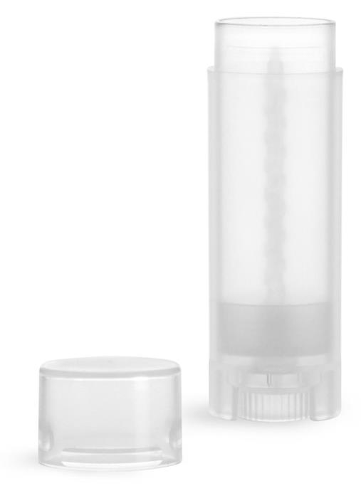 .15 oz Natural Oval Lip Balm Tubes w/ Caps