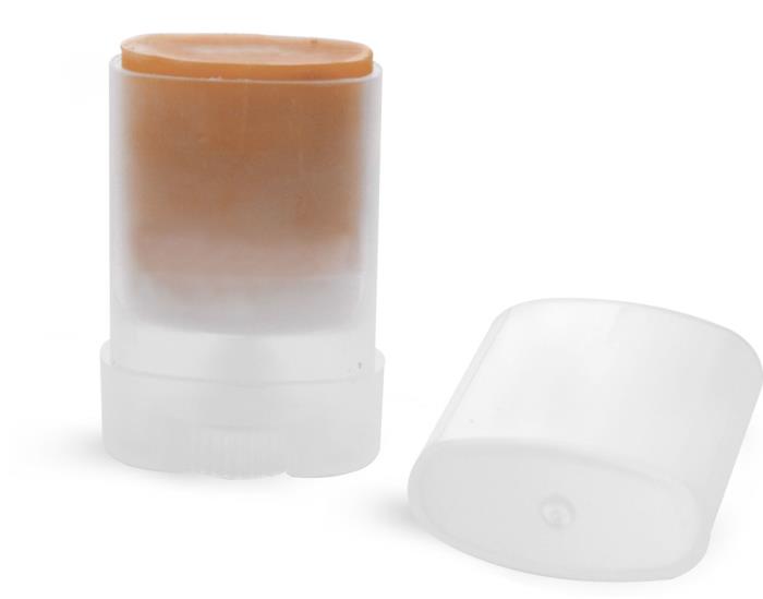 .35 oz Natural Oval Lip Balm Tubes w/ Caps