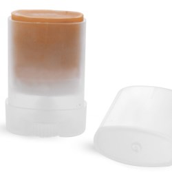 .35 oz Natural Oval Lip Balm Tubes w/ Caps