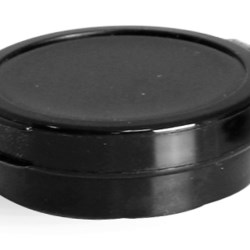 1/4 oz Black Hinge Top Polycons, Pill Pods