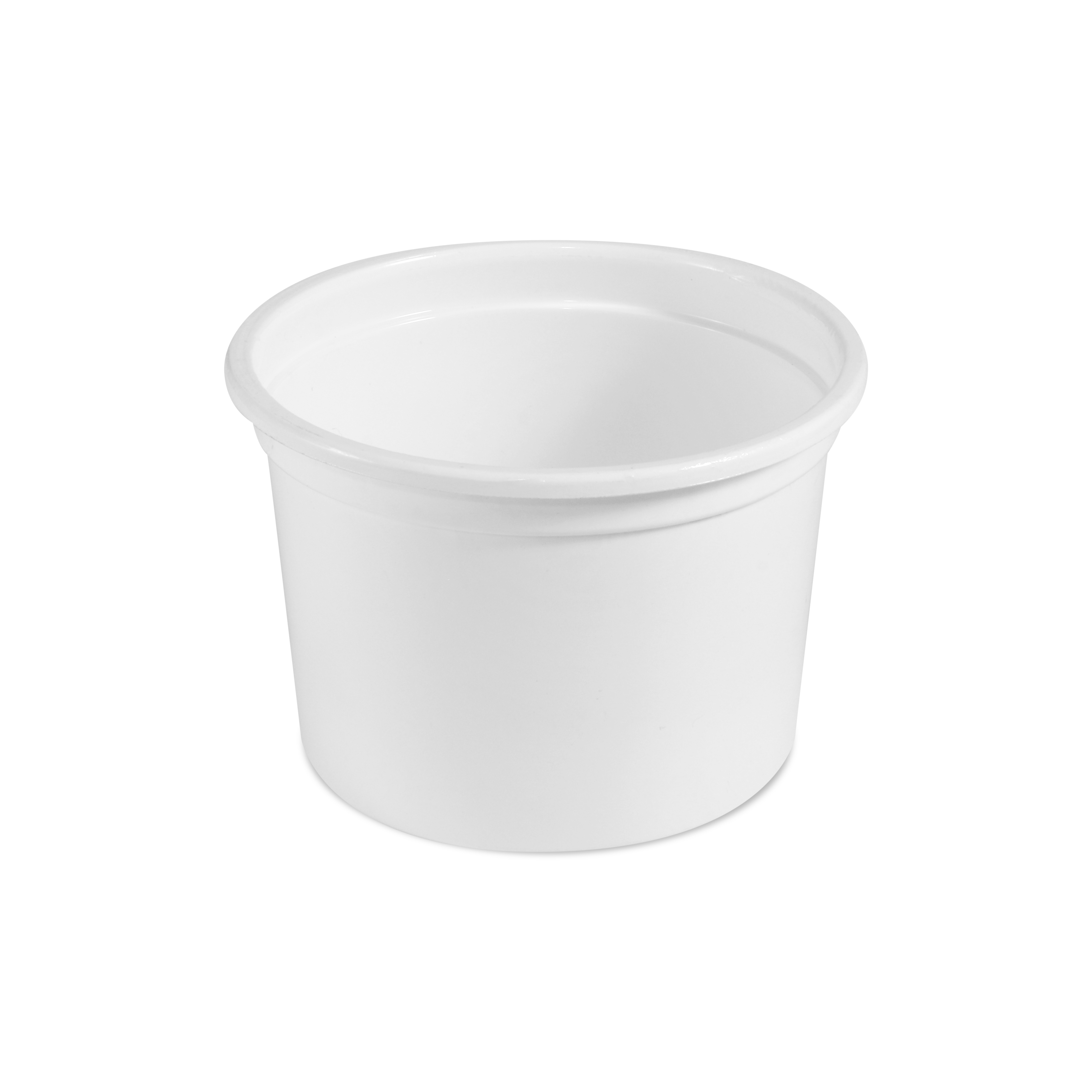 250ml White Polyprop Cup