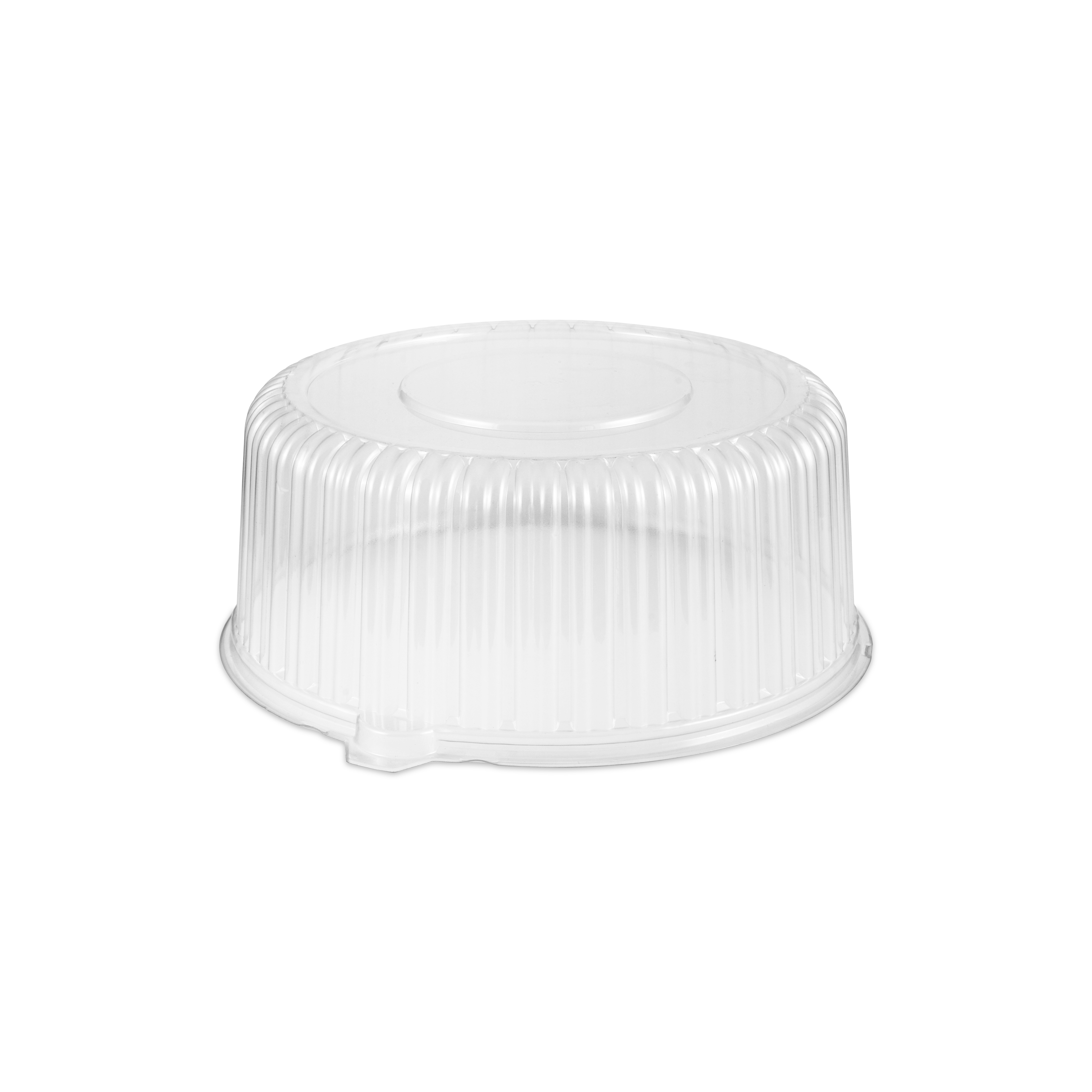 Round Cake Dome Ribbed - High