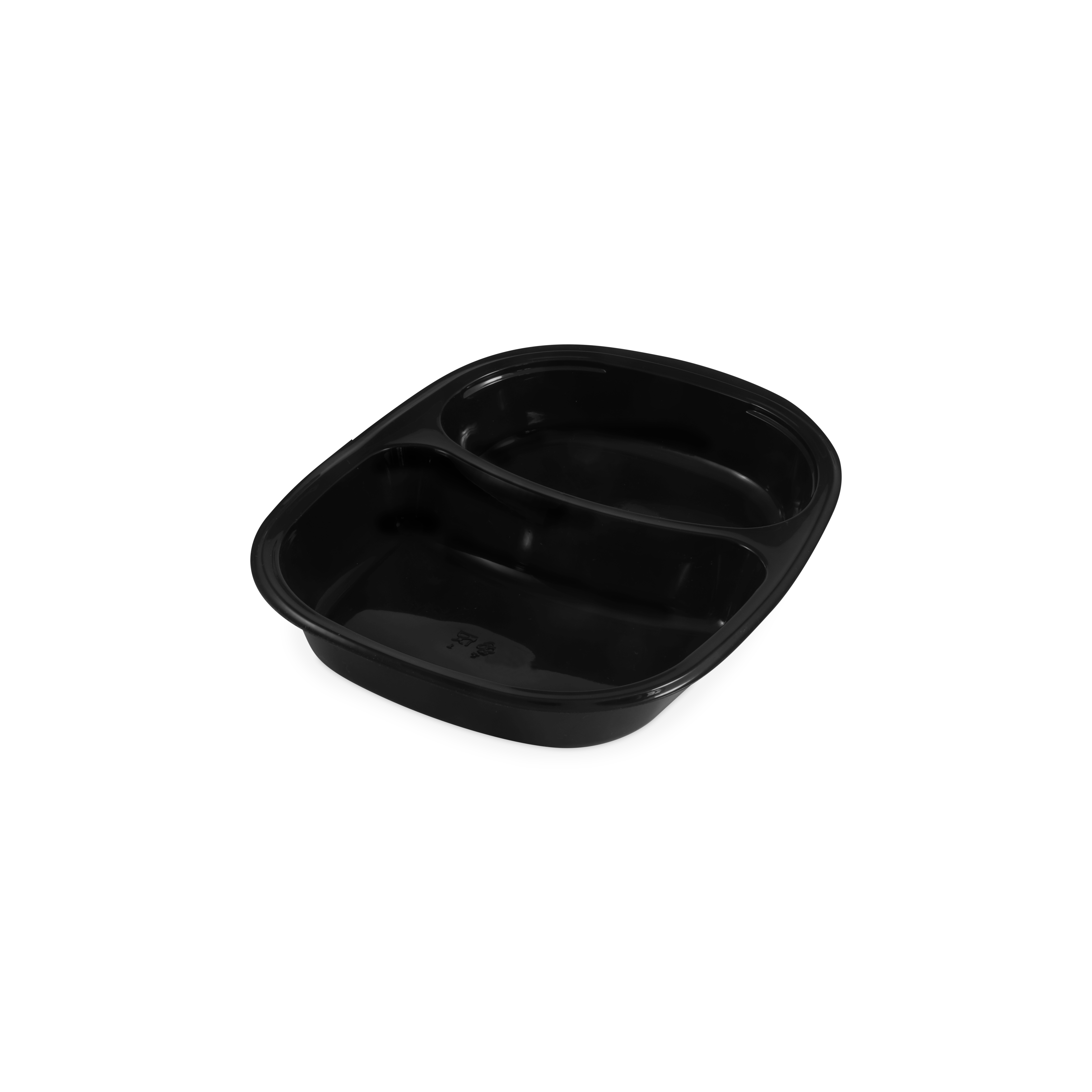 Oval Meal Tray - 2 Cavity