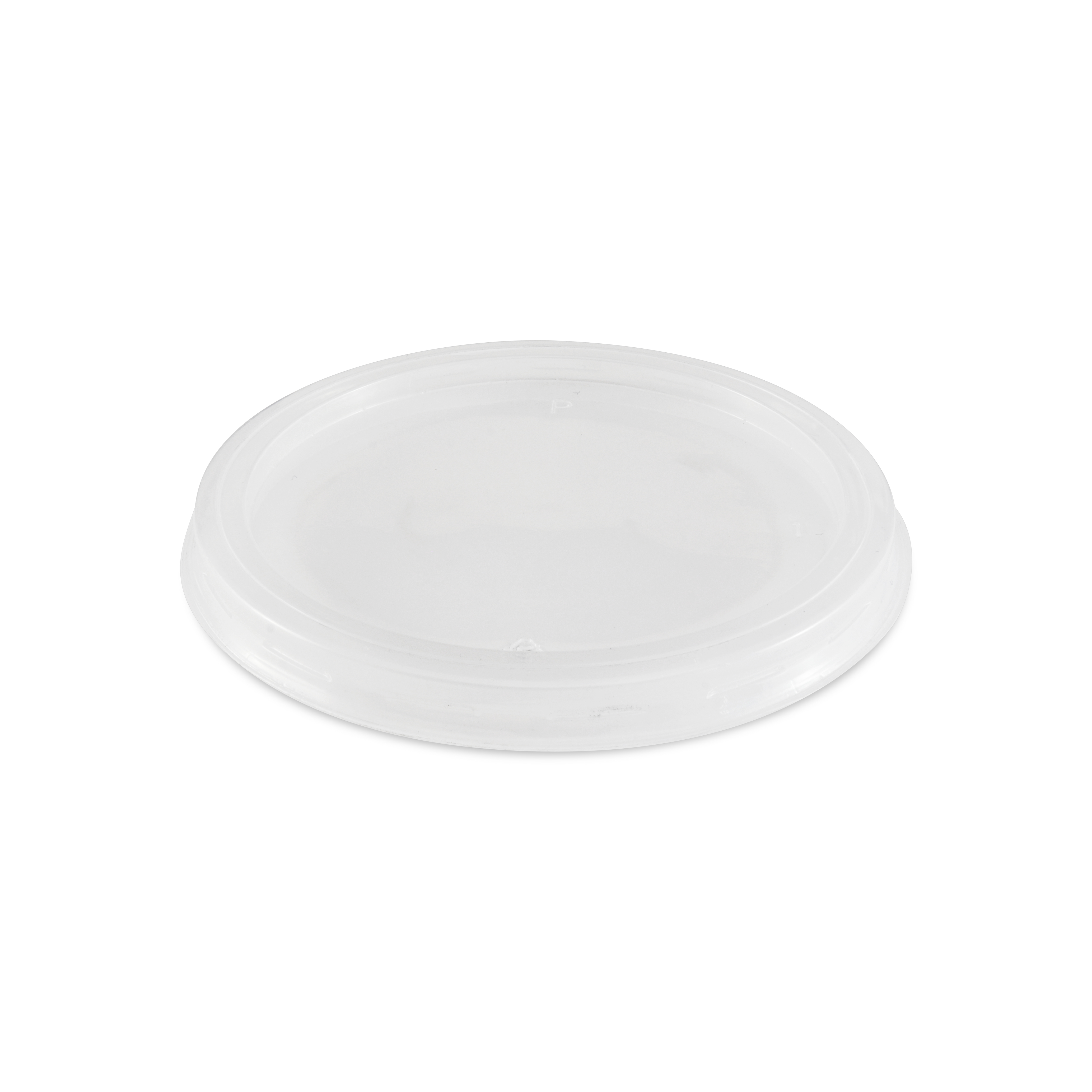 95mm Flat Clear Polyprop Lid