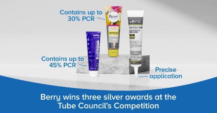 Berry Global Wins Three Silver Awards in Tube Council of North America Tube of the Year Competition