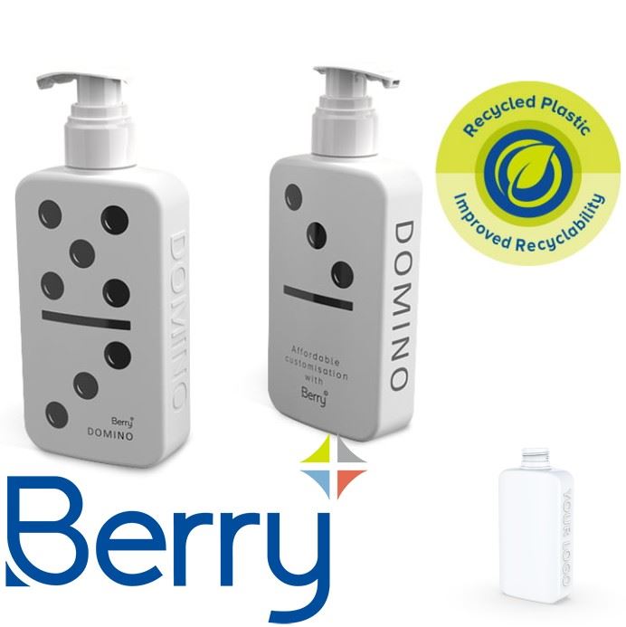 Berry Launches Fully Recyclable, Customizable Domino Bottle