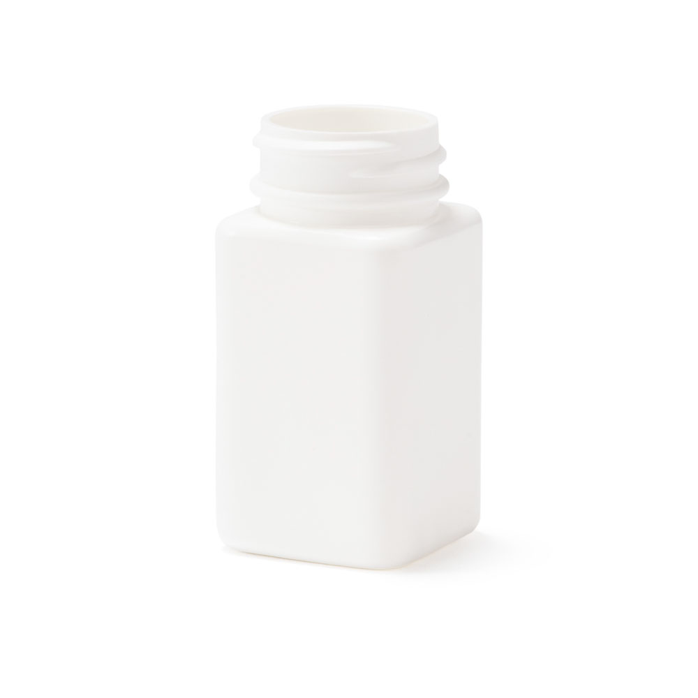 60cc Square HDPE Bottle - B33SQ60BH