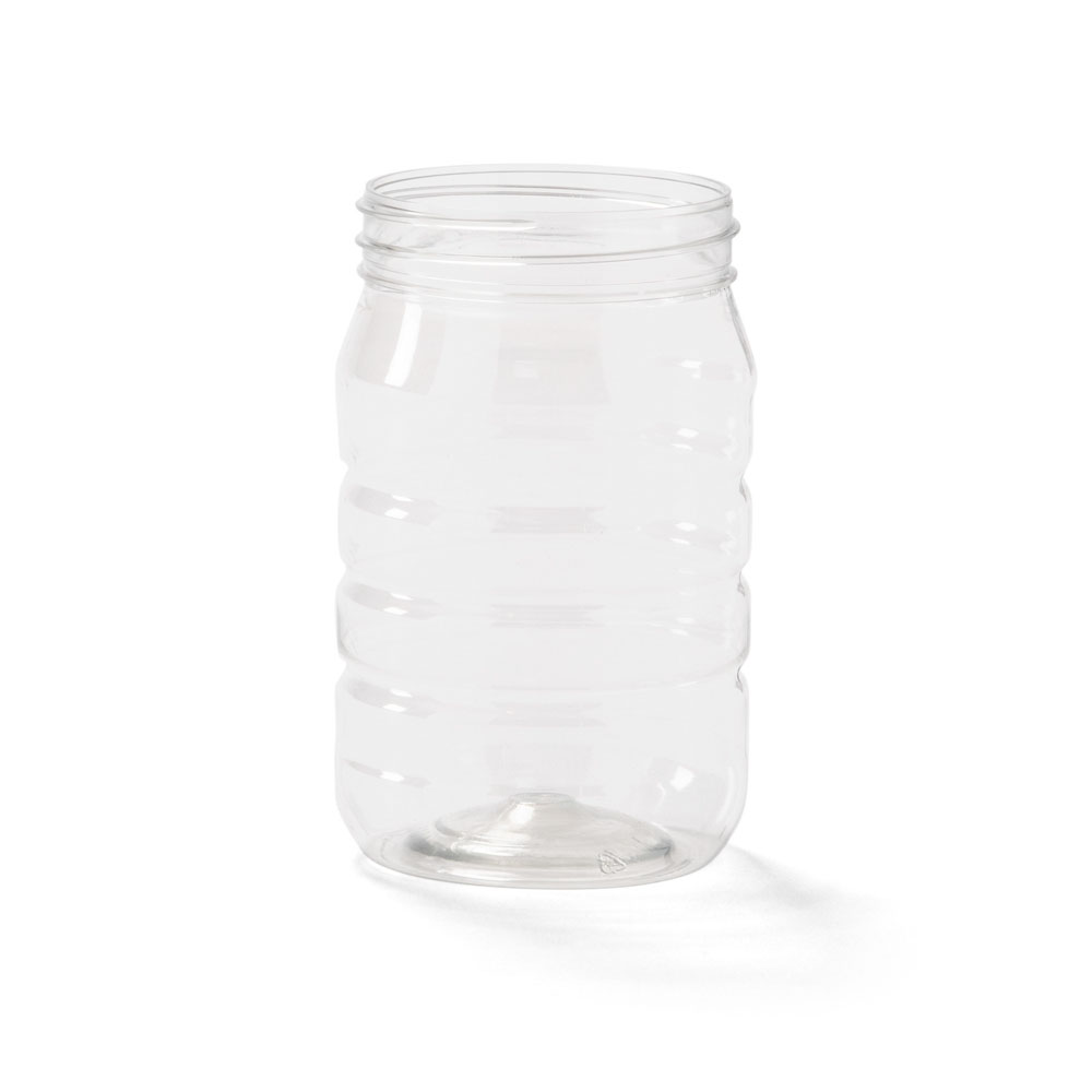 16oz Ribbed Mayo Round PET - B70RR16T