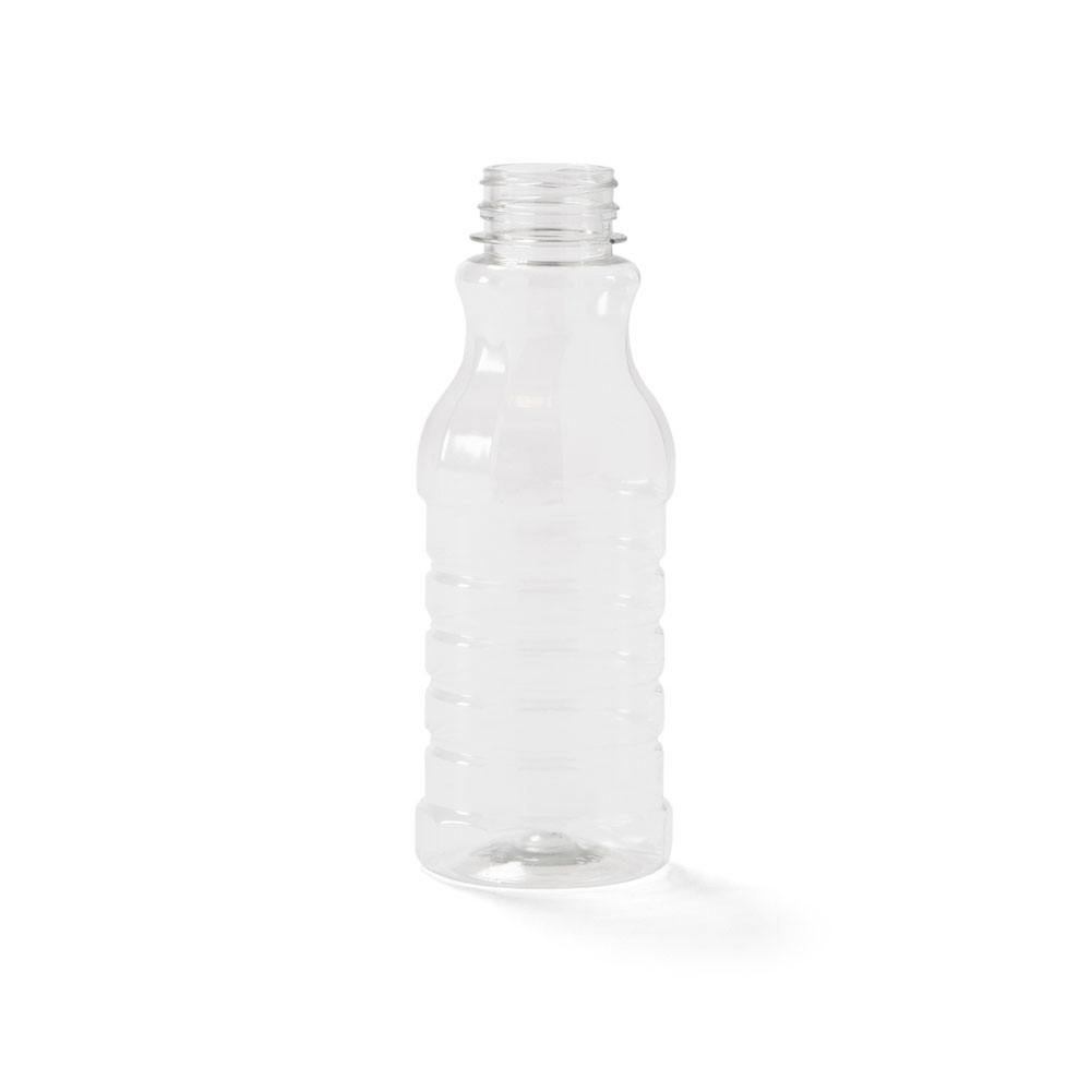 16oz Ribbed Juice Round PET - B38RD16T