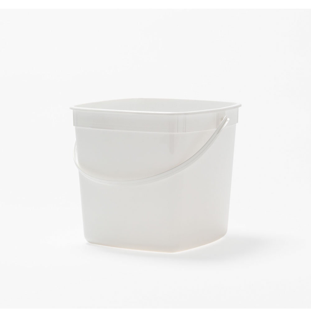 T8X8190 - Square container with plastic handle