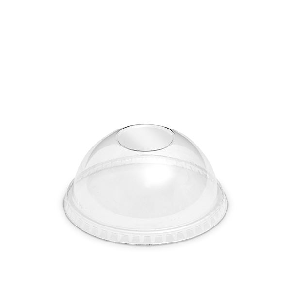 311 PET Dome Lid with No Hole - DLTI311NHDOME