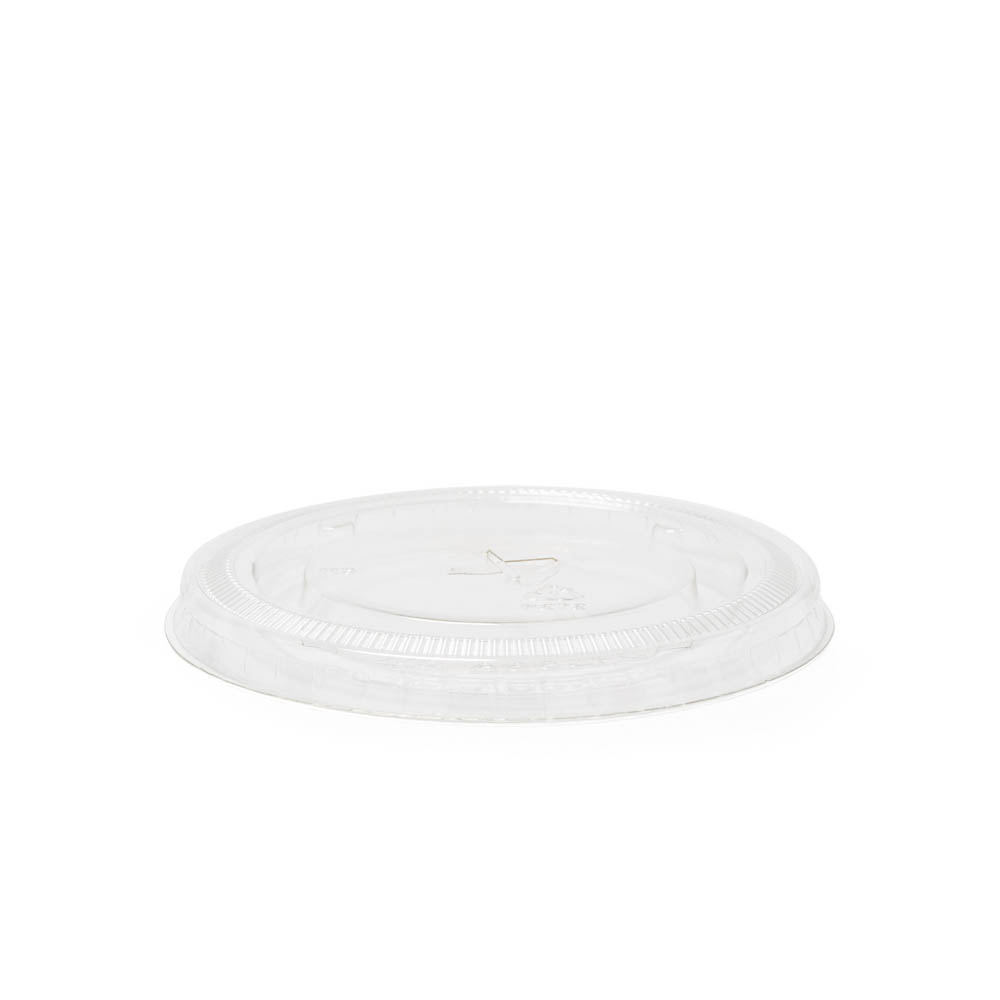 311 PET Flat Lid with Straw Slot Lid - DLTI311SSPET