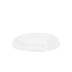 3.25 - 5.5 oz Clear PET Lid - DLTI215