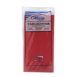 Table Cover Red 54 x 108 1.31 mil Embossed