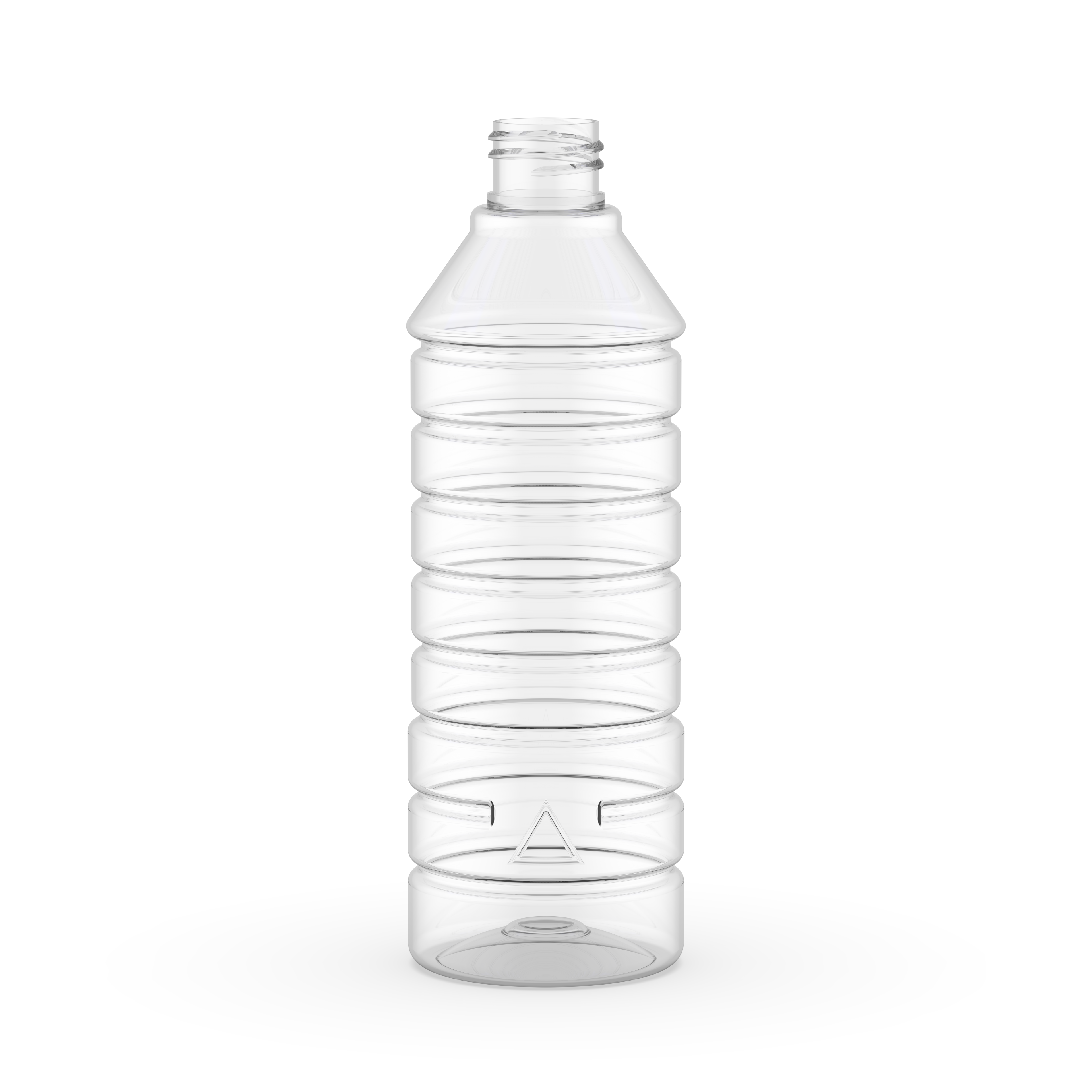 500ml Ribbed Cylindrical