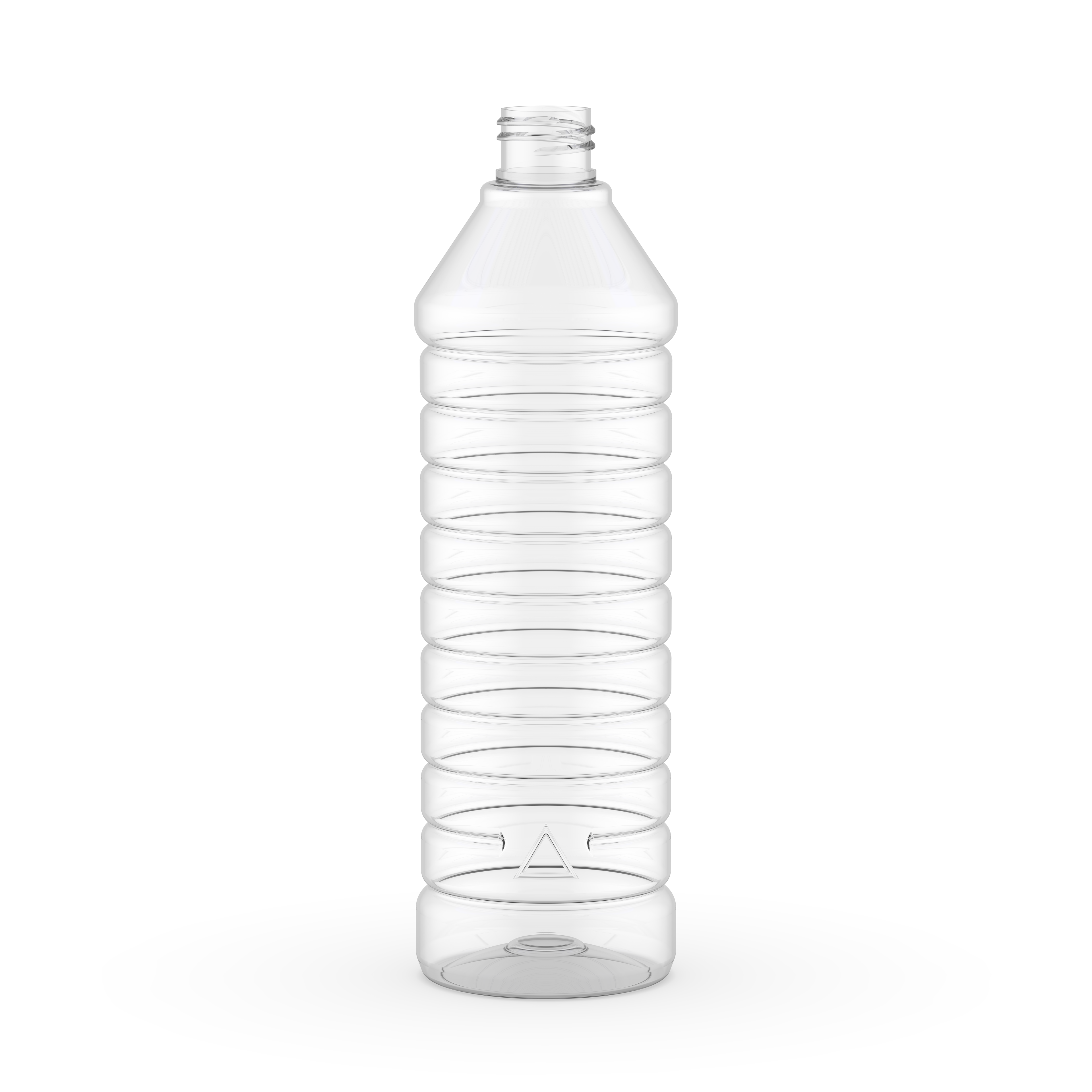 750ml Ribbed Cylindrical