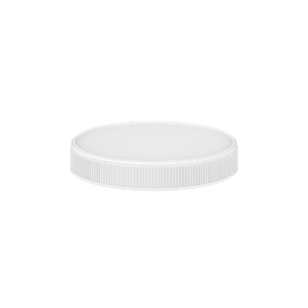 100mm Ribbed Flat Lid