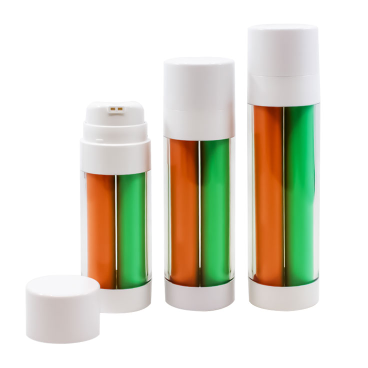 DCH2X015A |  15*2 ML Dual Chamber Airless Bottle