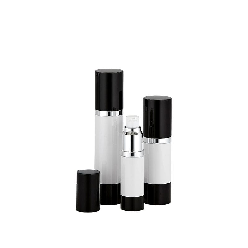 O_JS030_BW | 30 ML In-Stock Black & White Airless Bottle