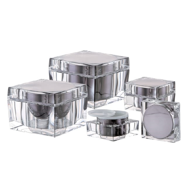 F080 | 80 ML Elegant square jar