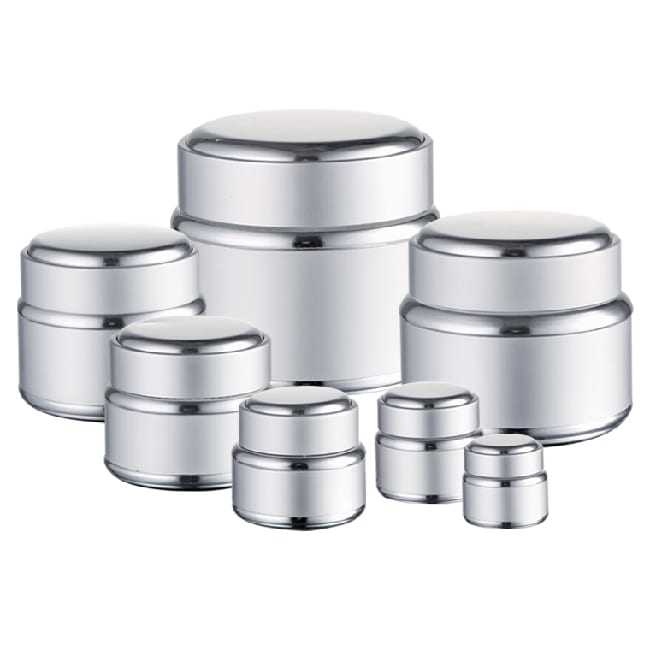 XH01030 | 30 ML Aluminum Jar with Glass Inner Bowl