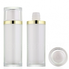 Acrylic round lotion bottle 100 ml