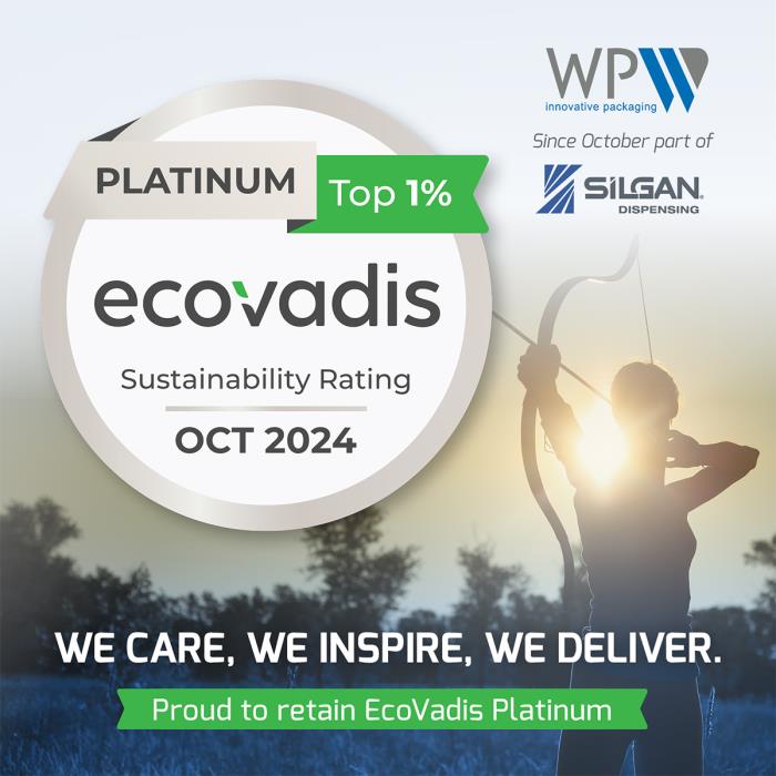 WP retains EcoVadis Platinum rating for Sustainable Leadership