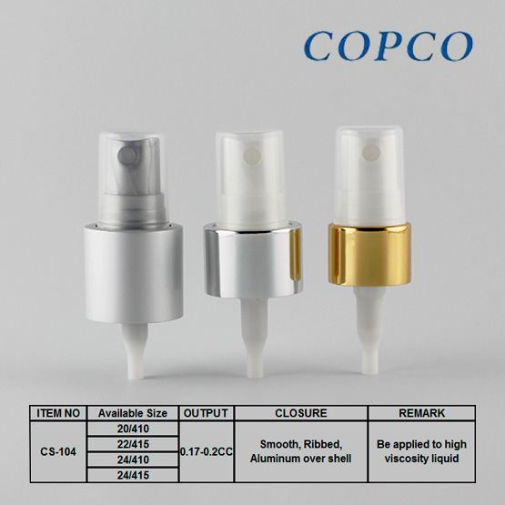 Copcos sprayer for high viscosity liquids