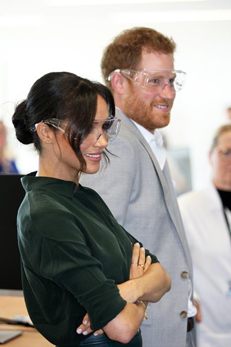 Mecmesin OmniTest machine demo by the Duchess of Sussex at University of Chichester Tech Park opening